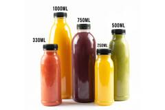 PET FLES 330ml ZWARTE DOP  150st